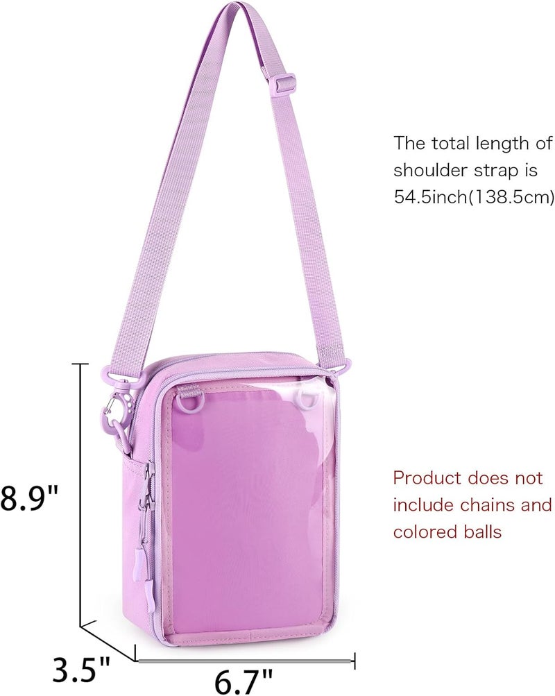 STEAMEDBUN Ita Bag Crossbody Small Pin Display Bag with Insert - Image 3